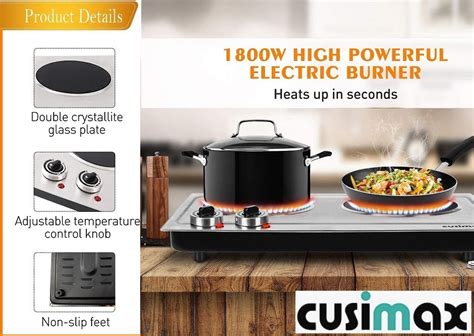 Amazon CUSIMAX Dual Hot Plate