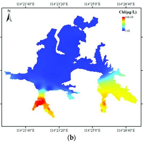 The Comparison Of Chlorophyll A Concentration Distribution Map In