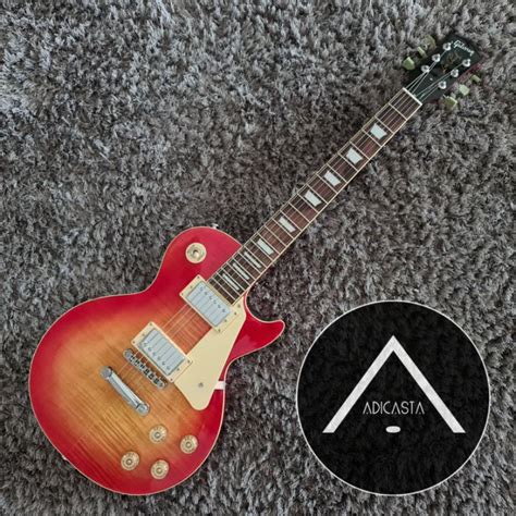 Jual Gibson Les Paul Cherry Shopee Indonesia