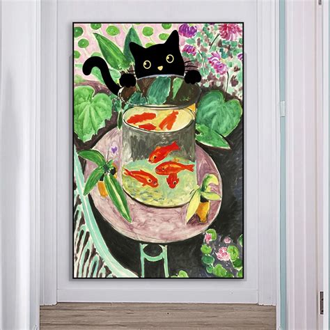 Henri Matisse Cat Print High Quality Sale Meesenburg Kz