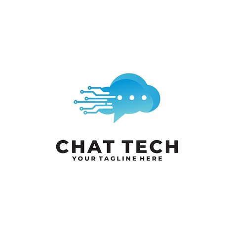 Premium Vector | Chatting logo vector design template