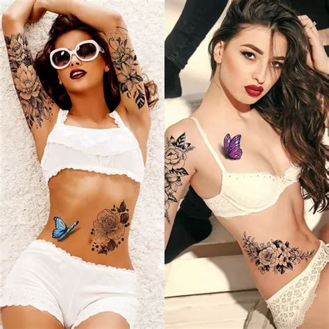 Cerlaza Tatuajes Temporales Para Mujeres Calcoman As De Tat Env O Gratis