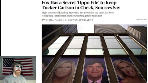 Fox News Can T Silence Tucker Carlson With Their Secret Oppo File