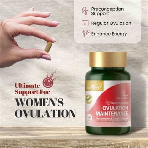 Ovulation Maintenance By Ginsen Supplements For Ovulation