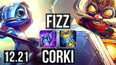 FIZZ Vs CORKI MID 11 1 1 1600 Games 6 Solo Kills Legendary