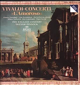 Concerti L Amoroso Vinyl LP English Concert Trevor Pinnock