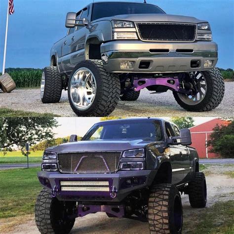 Which "cateye" looks better?! TO | Chevy trucks, Monster trucks, Duramax