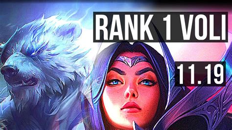 Volibear Vs Irelia Top Rank 1 Voli Rank 6 10 1 4 8 Solo Kills