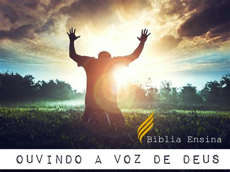 Ouvindo A Voz De Deus Estudo Biblico Braincp