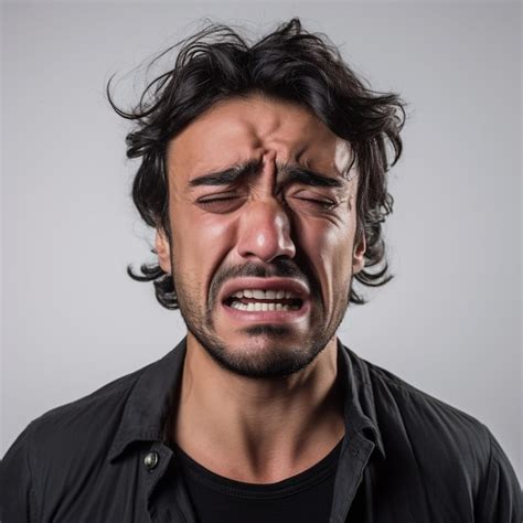 Premium Photo A Sad Man Crying