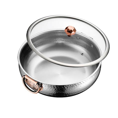 Stainless Steel Hot Pot Multifunctional Hot Pot With Divider And Lid Stainless Steel Chinese