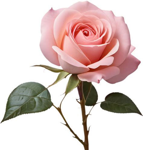 Bright Pink Rose Art For Greeting Cards 49956517 Png