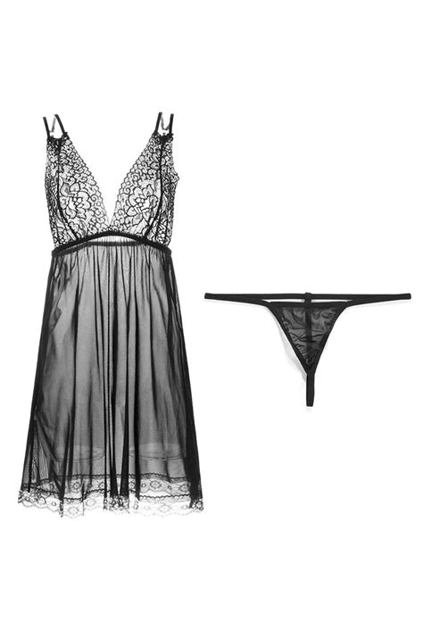 ReadyStock LOVEENA Sexy DeepV Lingerie Nightwear L Colours Shopee Malaysia