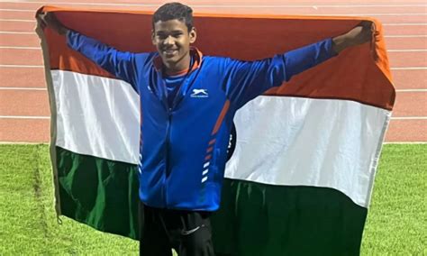 national junior athletics championships  kuldeep kumar clinches