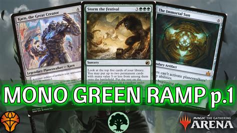 Mono Green Ramp Part Santyaga Tv Mtg Arena Explorer Bo