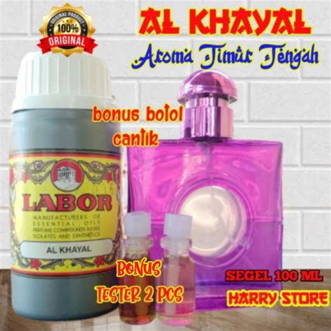 Jual Bibit Parfum Al Khayal Aroma Timur Tengah Murni Tanpa Alkohol