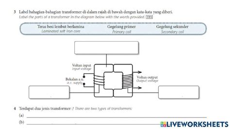 Keelektrikan Dan Kemagnetan Worksheet Live Worksheets