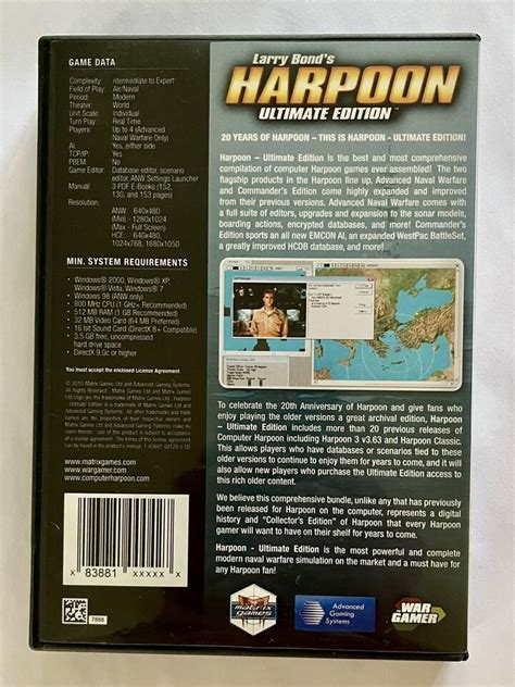 Larry Bond S Harpoon Ultimate Edition Naval Warfare For Pc Ebay