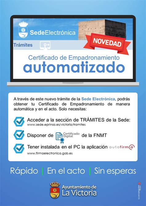 Ya Puedes Obtener Tu Certificado De Empadronamiento Online