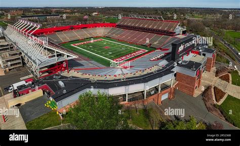 Rutgers Nj Football Stadium Aerial View Of The Rutgers University