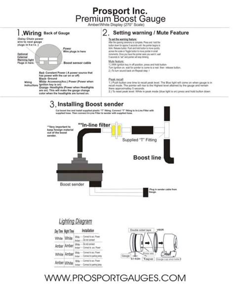 Prosport Gauge Wiring