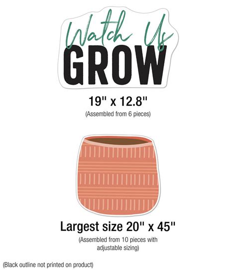 Watch Us Grow Bulletin Board Set