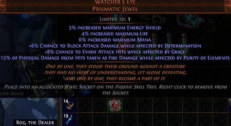 Watcher S Eye R Pathofexile