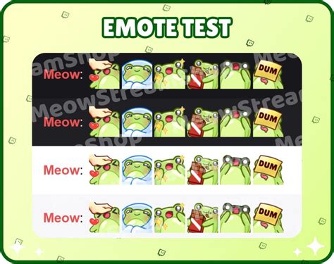 Twitch Emote Cute Frog Mega Pack Emotes 24 Emotes Ready To Etsy