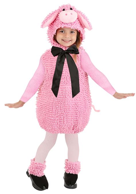 Toddler Deluxe Pink Squiggly Piggy Costume | Farm Animal Costumes