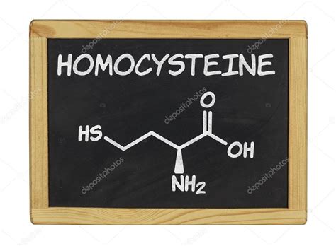 Chemical Formula Of Homocystein On A Blackboard Stock Photo Zerbor