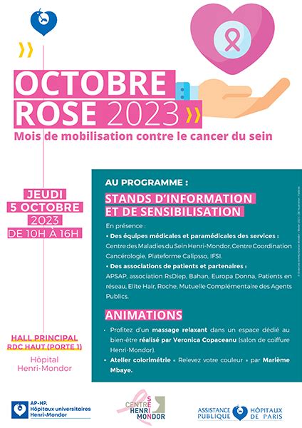 Octobre Rose H Pitaux Universitaires Henri Mondor