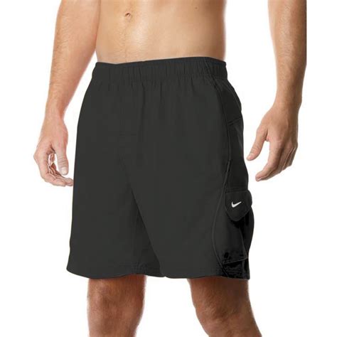 Nike Core Accelerate Swim Trunks In Black For Men Lyst