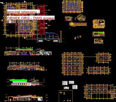 Terminal Istasyonu Dwg Projesi Autocad Projeler Hot Sex Picture