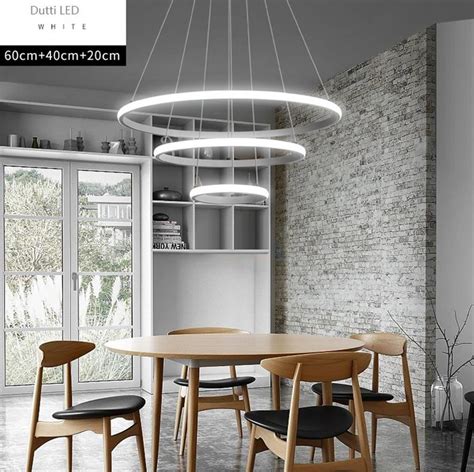 Dutti D0070 LED Chandelier Acrylic Modern Minimalist Restaurant Ring