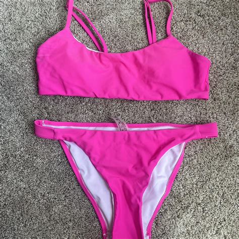 Pink Bikini Set Depop