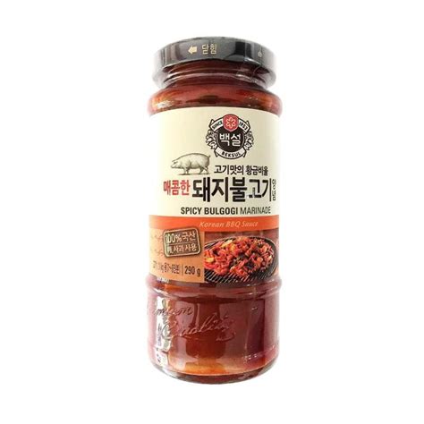 Cj Beksul Korean Bbq Sauce Spicy Bulgogi Marinade For Pork Shopee Philippines