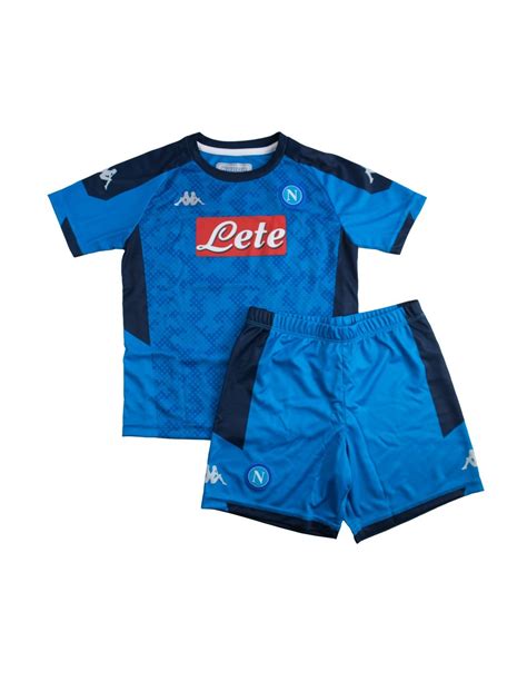 KIT AZZURRO HOME BAMBINO CHAMPIONS LEAGUE SSC NAPOLI 2019 2020