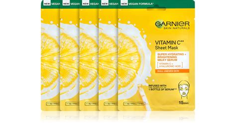 Garnier Skin Naturals Vitamin C maseczka w płachcie o działaniu