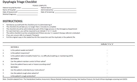 Weighing Up The Pros And Cons Of Dysphagia Triage In South Africa