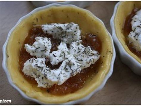 Tartelettes Au Confit D Oignons Fromage De Ch Vre Frais Et Thym Frais