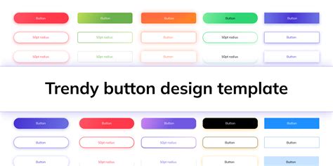 Trendy Buttons Figma Community