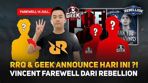 Rrq Hoshi Geek Fam Announce Hari Ini Untuk Roster Mpl S Vincent