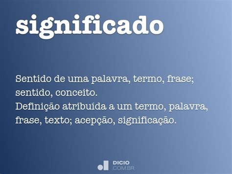 Significado Dicio Dicion Rio Online De Portugu S