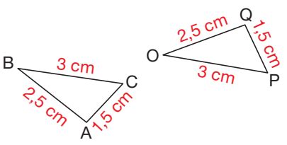 triangles égaux cas d égalité des triangles côté angle homologues