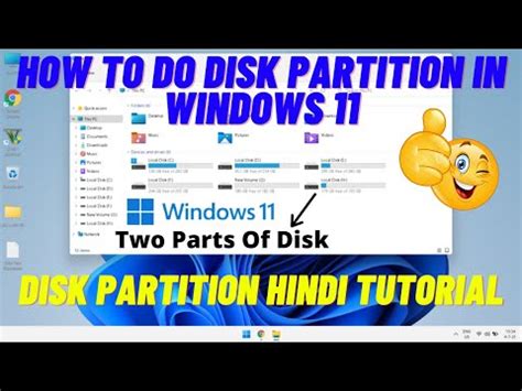 How To Create Partition On Windows 11 How To Shrink Drive Partition