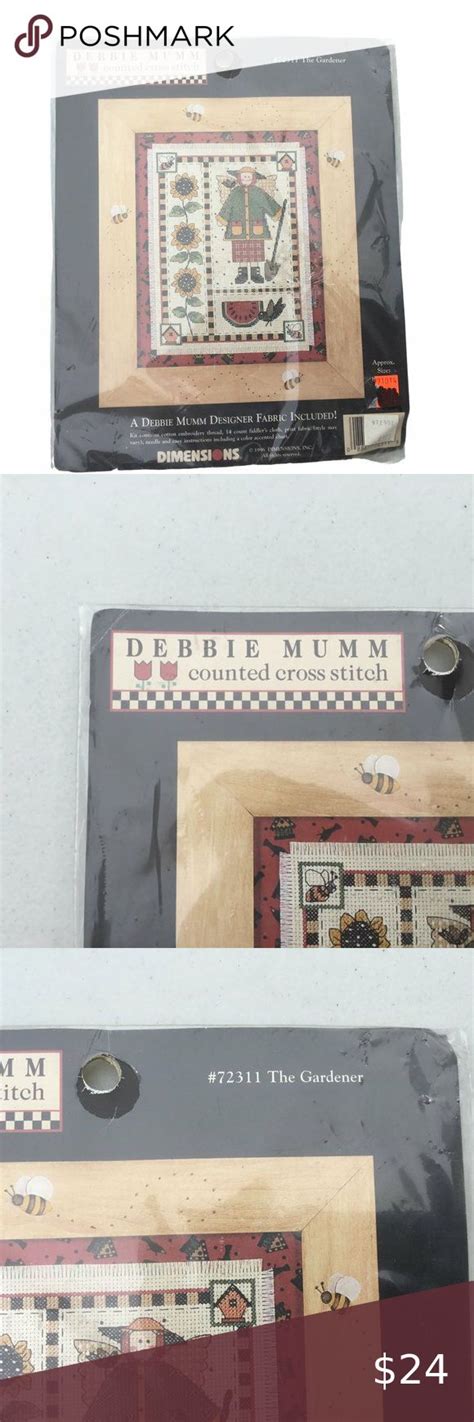 Debbie Mumm Vintage Counted Cross Stitch The Gardener Kit