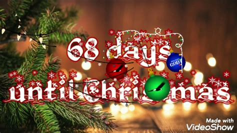 Days Until Christmas Youtube