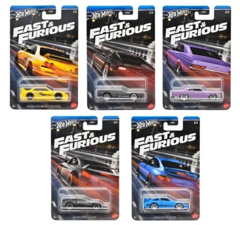 Hot Wheels Fast Furious Zestaw Autek Hrw Cena Opinie Samochody