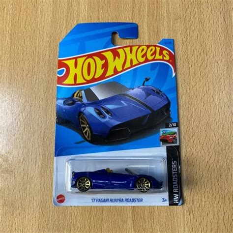 Hot Wheels 17 Pagani Huayra Roadster Azul Mercadolibre