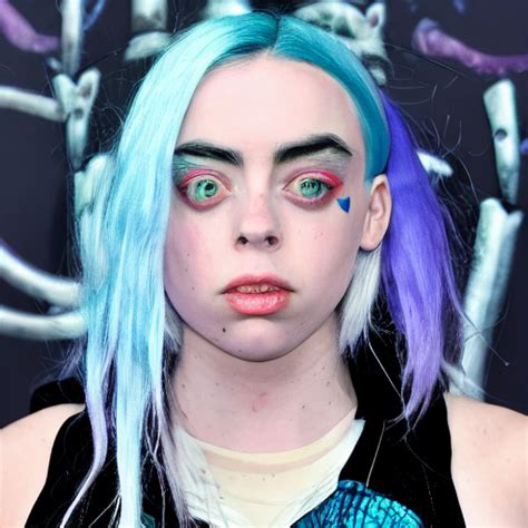 Prompthunt Billie Eilish As A Super Villain K Detail